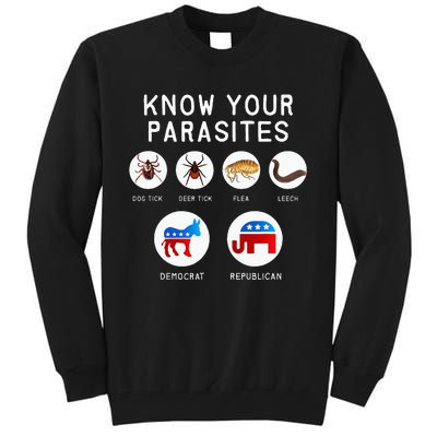 Libertarian Know Your Parasites Tall Sweatshirt