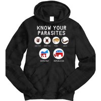 Libertarian Know Your Parasites Tie Dye Hoodie