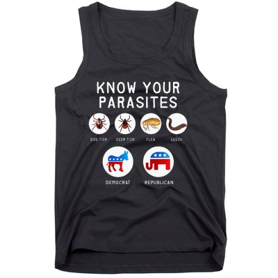 Libertarian Know Your Parasites Tank Top