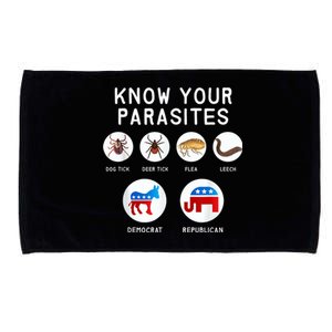 Libertarian Know Your Parasites Microfiber Hand Towel