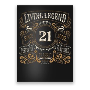 Living Legend 20 21st Birthday Poster