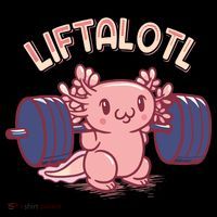 Liftalotl Lifting Axolotl Weightlifting Gym Workout Girl Boy Tall T-Shirt