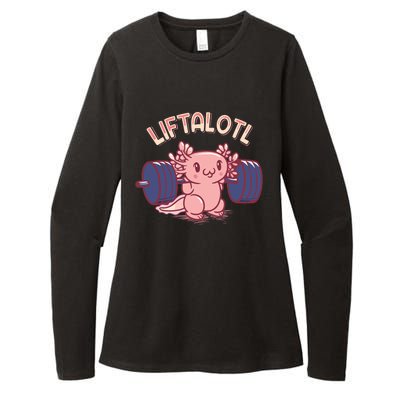 Liftalotl Lifting Axolotl Weightlifting Gym Workout Girl Boy Womens CVC Long Sleeve Shirt