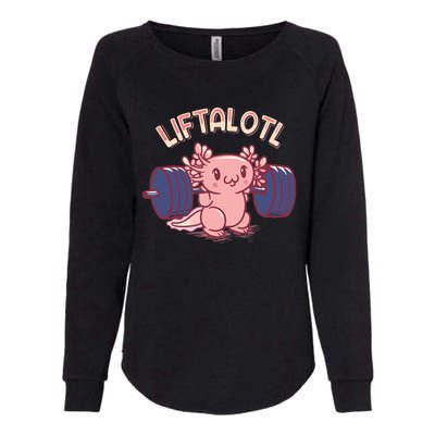 Liftalotl Lifting Axolotl Weightlifting Gym Workout Girl Boy Womens California Wash Sweatshirt