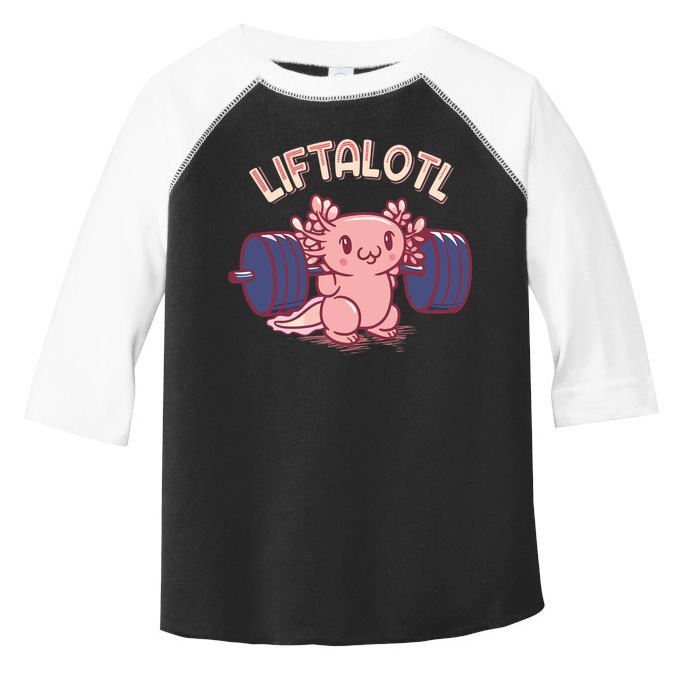 Liftalotl Lifting Axolotl Weightlifting Gym Workout Girl Boy Toddler Fine Jersey T-Shirt