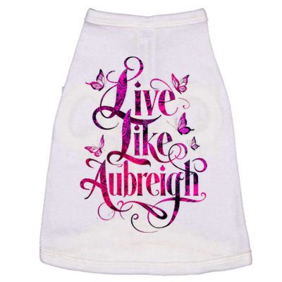 Live Like Aubreigh Dreamy Inspirational Butterfly Doggie Tank