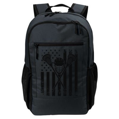 Lacrosse LAX American Flag Daily Commute Backpack