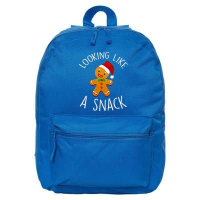 Looking Like A Snack Gingerbread Christmas Cookie Xmas Gift 16 in Basic Backpack