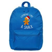 Looking Like A Snack Gingerbread Christmas Cookie Xmas Gift 16 in Basic Backpack