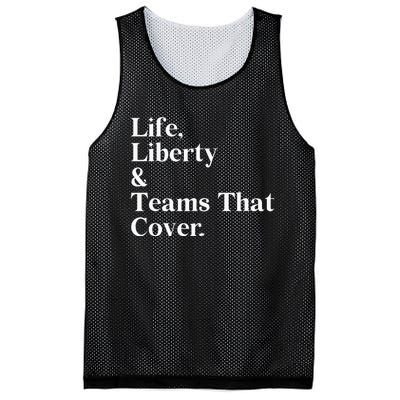 Life Liberty And Teams That Cover Happiness Meaningful Mesh Reversible Basketball Jersey Tank