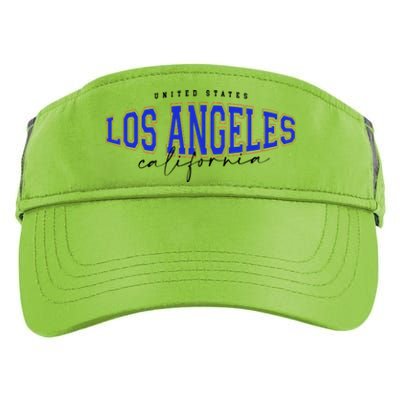 LA Los Angeles California Vintage Adult Drive Performance Visor