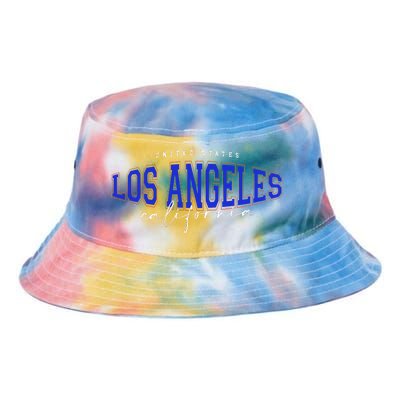 LA Los Angeles California Vintage Tie Dye Newport Bucket Hat