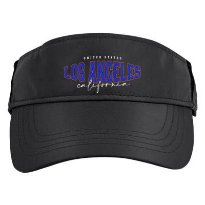 LA Los Angeles California Vintage Adult Drive Performance Visor