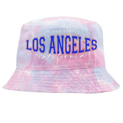 LA Los Angeles California Vintage Tie-Dyed Bucket Hat