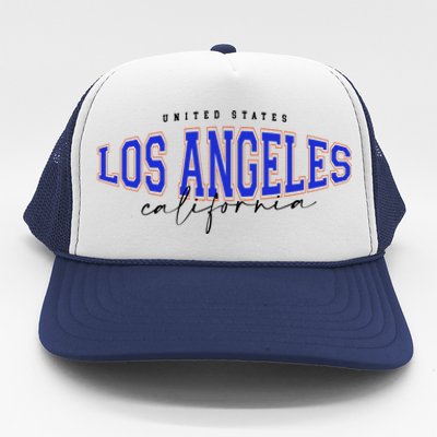 LA Los Angeles California Vintage Trucker Hat