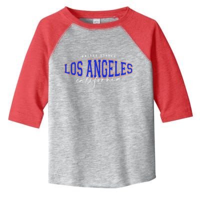 LA Los Angeles California Vintage Toddler Fine Jersey T-Shirt