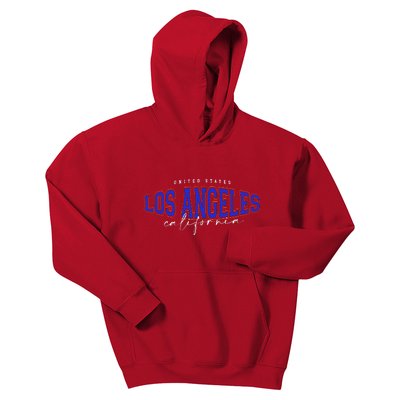 LA Los Angeles California Vintage Kids Hoodie