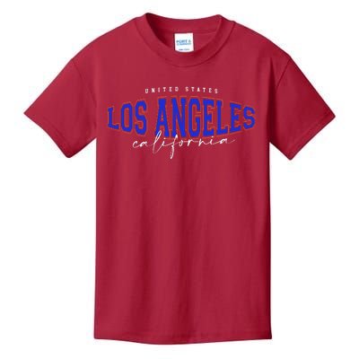 LA Los Angeles California Vintage Kids T-Shirt