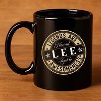 Lee Legends Are Named Lee 11oz C Handle Ceramic Mug