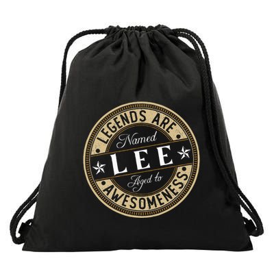 Lee Legends Are Named Lee Drawstring Bag