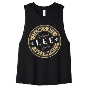 Lee Legends Are Named Lee Women's Racerback Cropped Tank