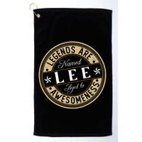 Lee Legends Are Named Lee Golf Towel
