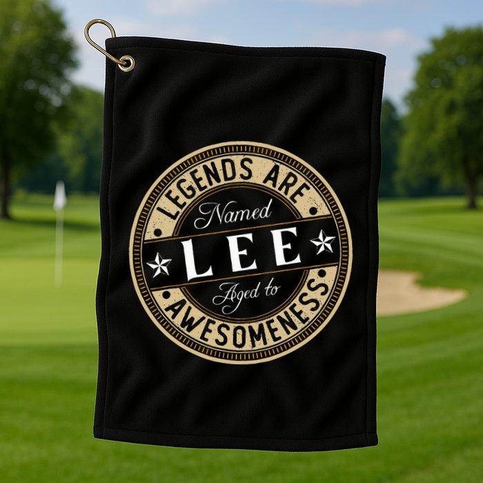 Lee Legends Are Named Lee Golf Towel