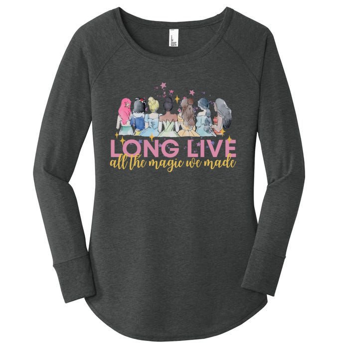 Long Live All The Magic We Made Princess Women's Perfect Tri Tunic Long Sleeve Shirt