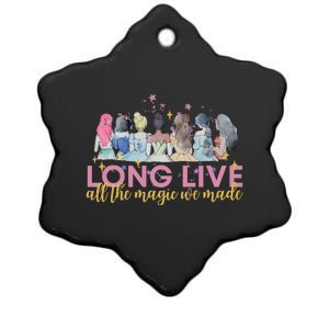 Long Live All The Magic We Made Princess Ceramic Star Ornament