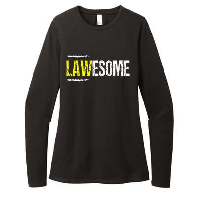 Lawesome Womens CVC Long Sleeve Shirt