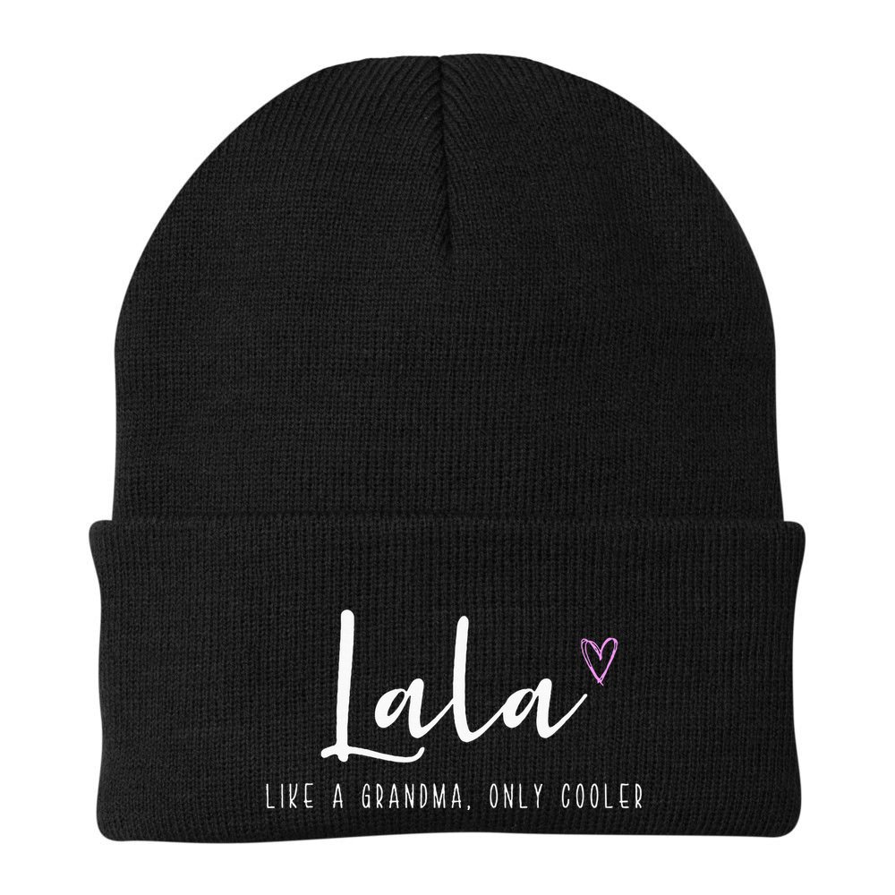 Lala Like A Grandma Only Cooler MotherS Day Beanie