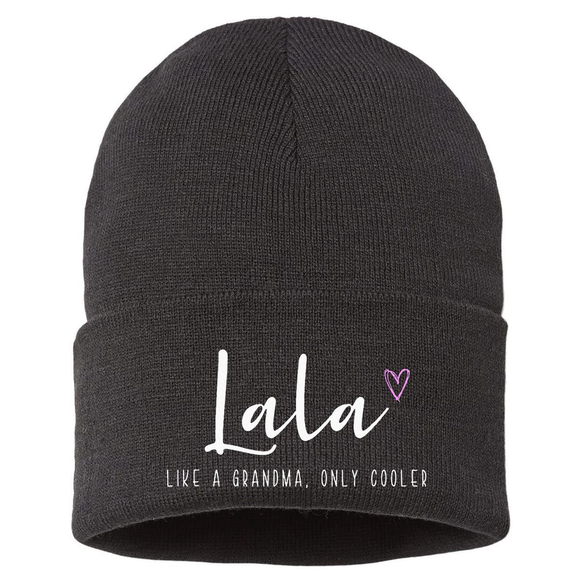 Lala Like A Grandma Only Cooler MotherS Day Sustainable Knit Beanie