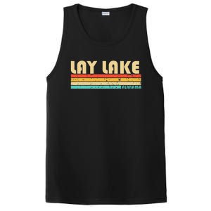 Lay Lake Alabama Funny Fishing Camping Summer PosiCharge Competitor Tank