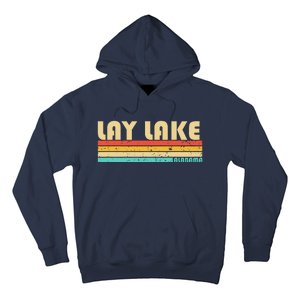 Lay Lake Alabama Funny Fishing Camping Summer Hoodie