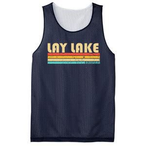 Lay Lake Alabama Funny Fishing Camping Summer Mesh Reversible Basketball Jersey Tank