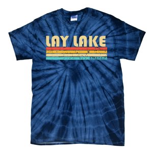 Lay Lake Alabama Funny Fishing Camping Summer Tie-Dye T-Shirt