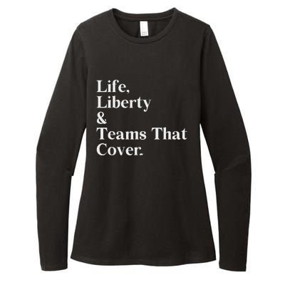 Life Liberty And Teams That Cover Womens CVC Long Sleeve Shirt