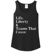 Life Liberty And Teams That Cover Ladies Essential Tank