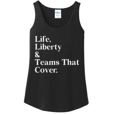 Life Liberty And Teams That Cover Ladies Essential Tank