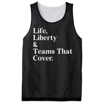 Life Liberty And Teams That Cover Mesh Reversible Basketball Jersey Tank