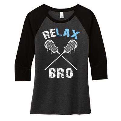 Lacrosse Women's Tri-Blend 3/4-Sleeve Raglan Shirt