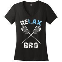 Lacrosse Women's V-Neck T-Shirt