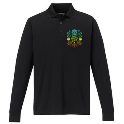 Light Laughter And Love Diwali Celebration Gift Performance Long Sleeve Polo