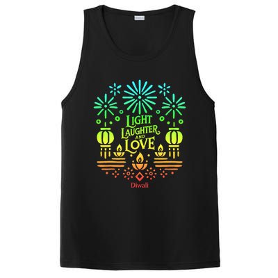 Light Laughter And Love Diwali Celebration Gift PosiCharge Competitor Tank