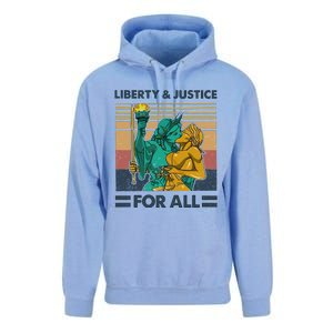 Lgbt Liberty And Justice For All Unisex Surf Hoodie