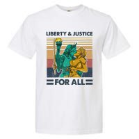 Lgbt Liberty And Justice For All Garment-Dyed Heavyweight T-Shirt