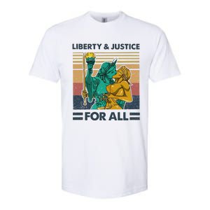 Lgbt Liberty And Justice For All Softstyle CVC T-Shirt