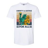 Lgbt Liberty And Justice For All Softstyle CVC T-Shirt