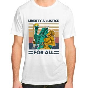 Lgbt Liberty And Justice For All Adult ChromaSoft Performance T-Shirt