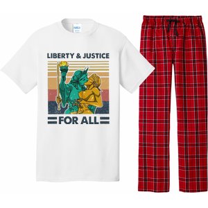 Lgbt Liberty And Justice For All Pajama Set